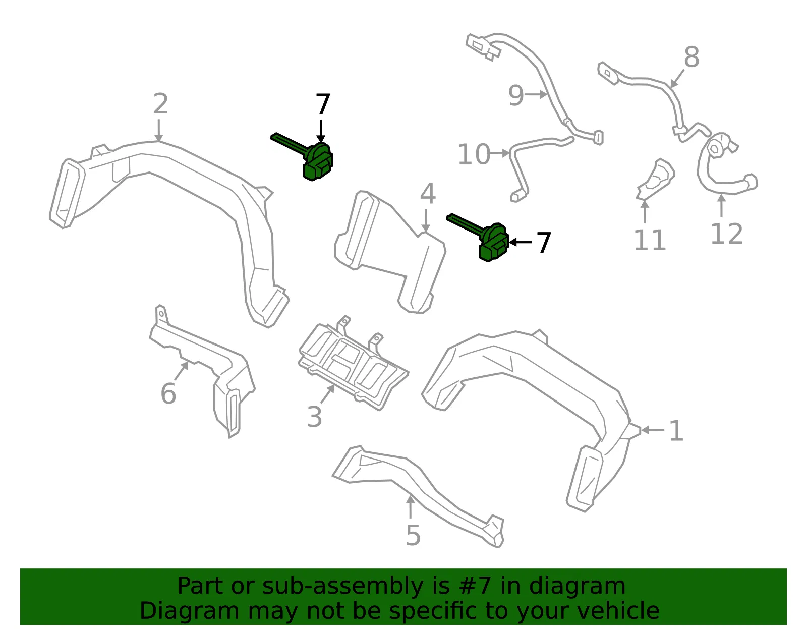 Temp Sensor - Volvo (32289547) - view 2