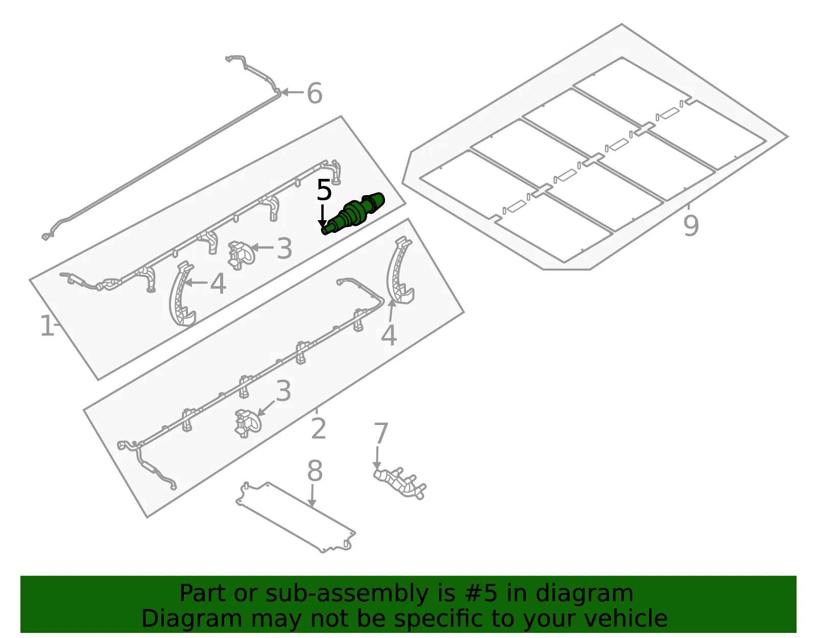 Temp Sensor - Volvo (32290092) - view 2