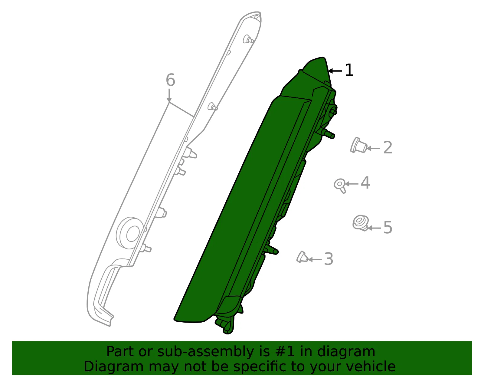 Tail Light Assembly - Volvo (32291232) - view 2