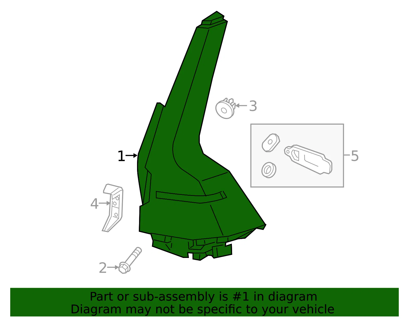 Tail Light Assembly - Volvo (32291396) - view 2
