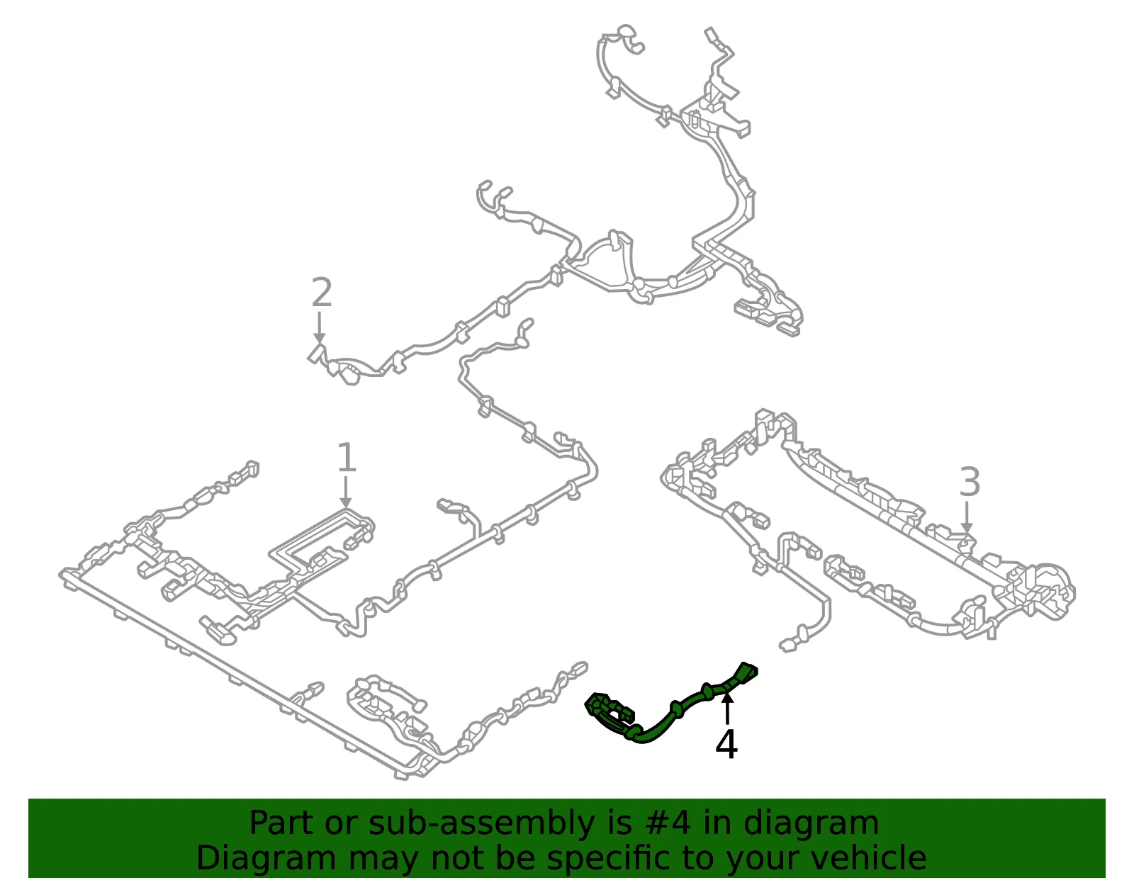 Wire Harness - Volvo (32299200) - view 2