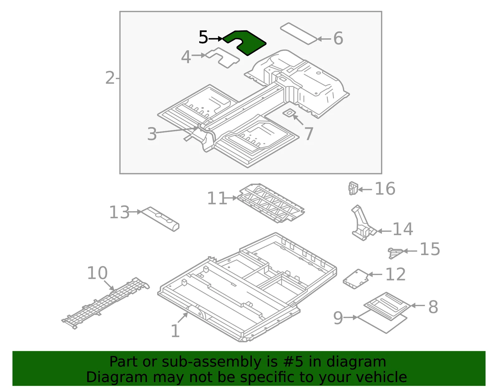 Drive Motor Battery Pack Cover Insulator - Volvo (32299259) - view 2