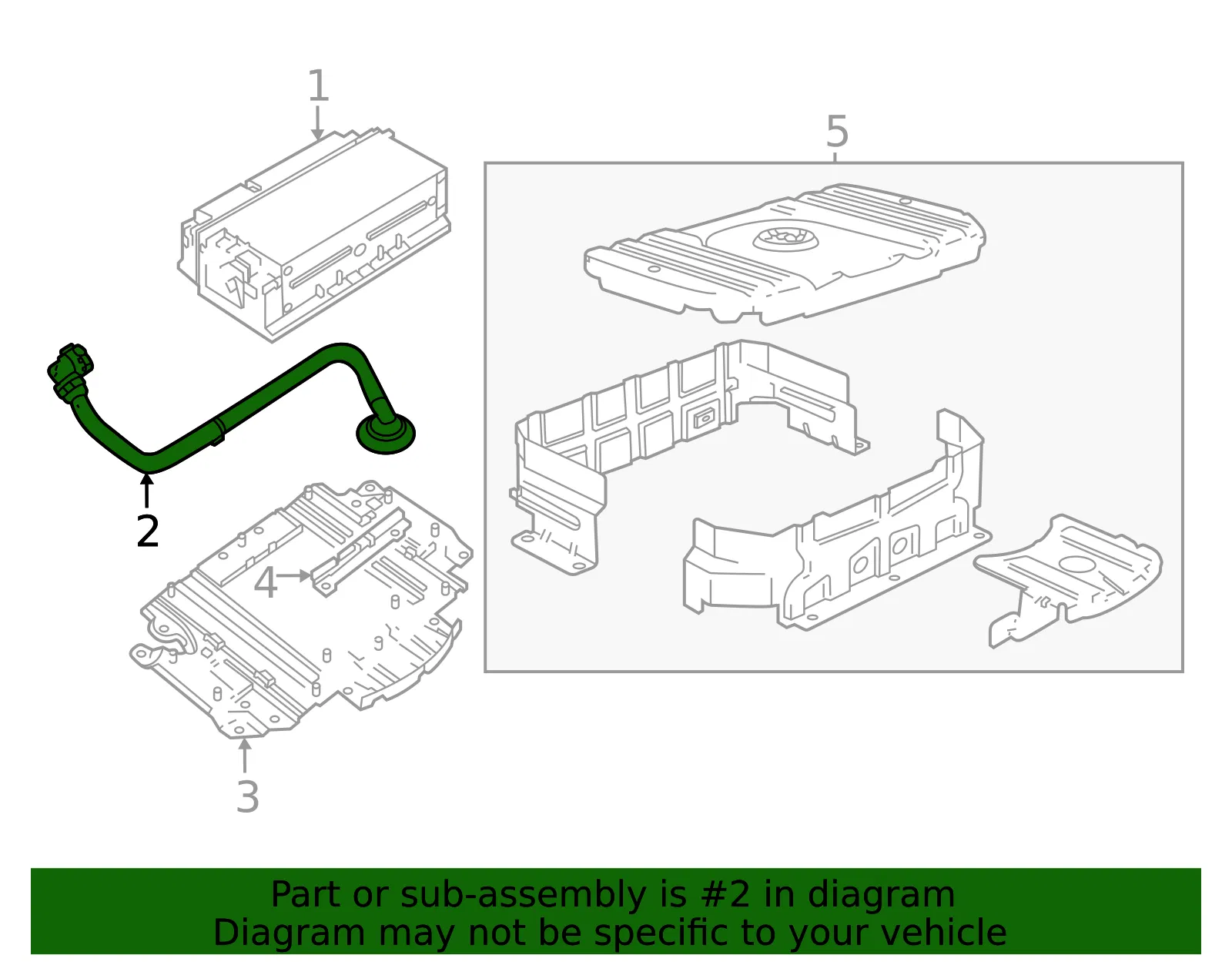 Battery Vent Tube - Volvo (32300924) - view 2