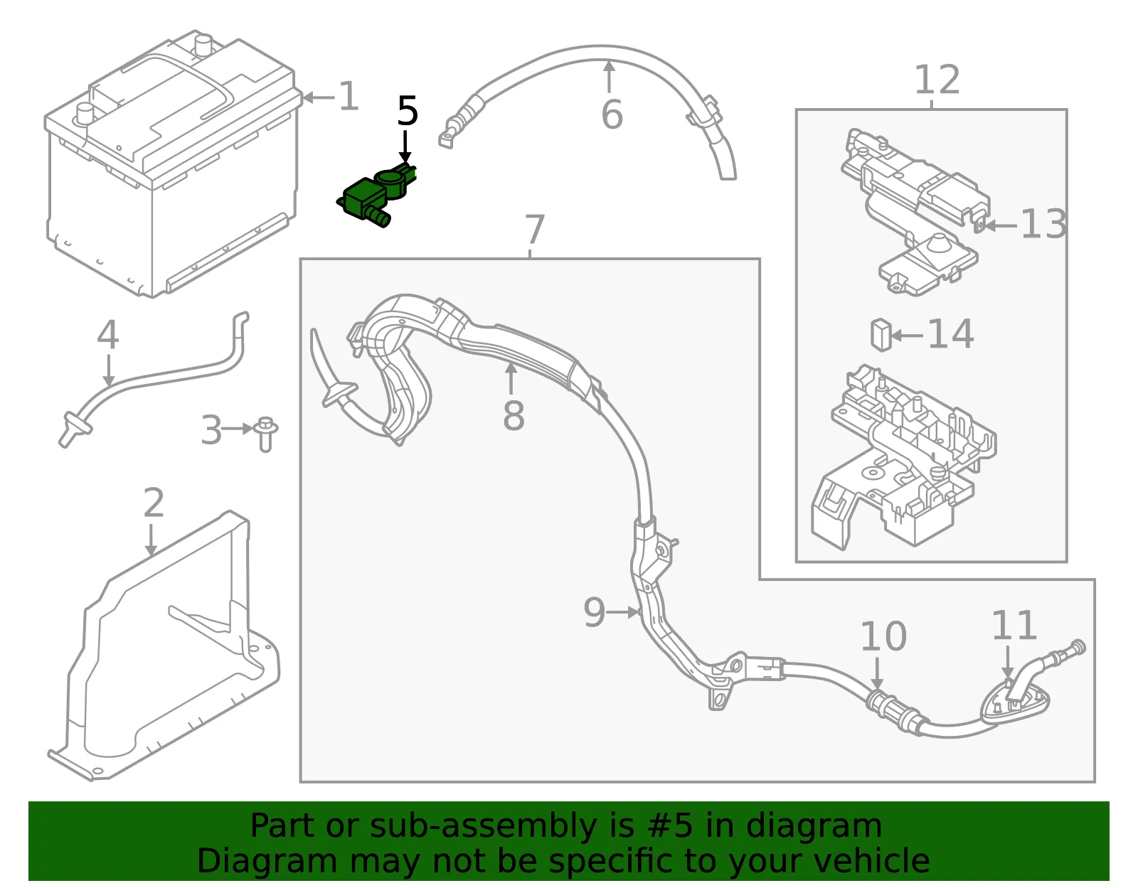 Battery Control Module - Volvo (32302867) - view 2