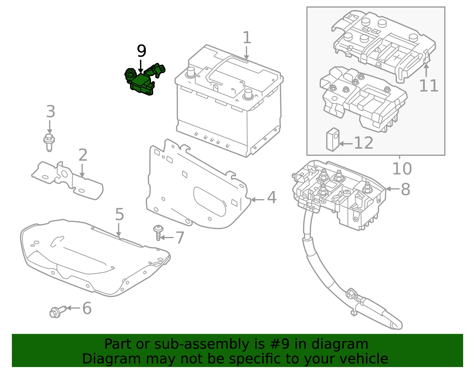 Battery Control Module - Volvo (32302873) - view 2