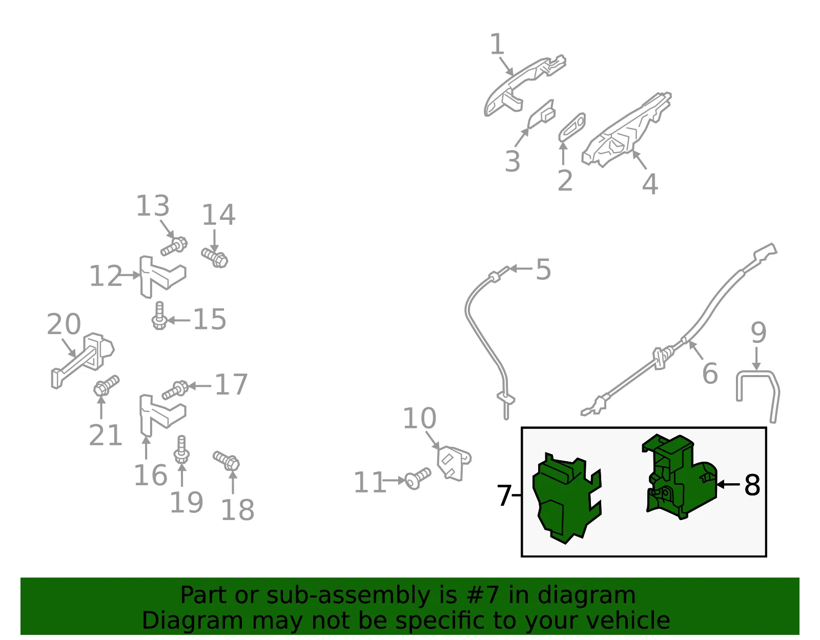 Lock Actuator - Volvo (32310939) - view 2