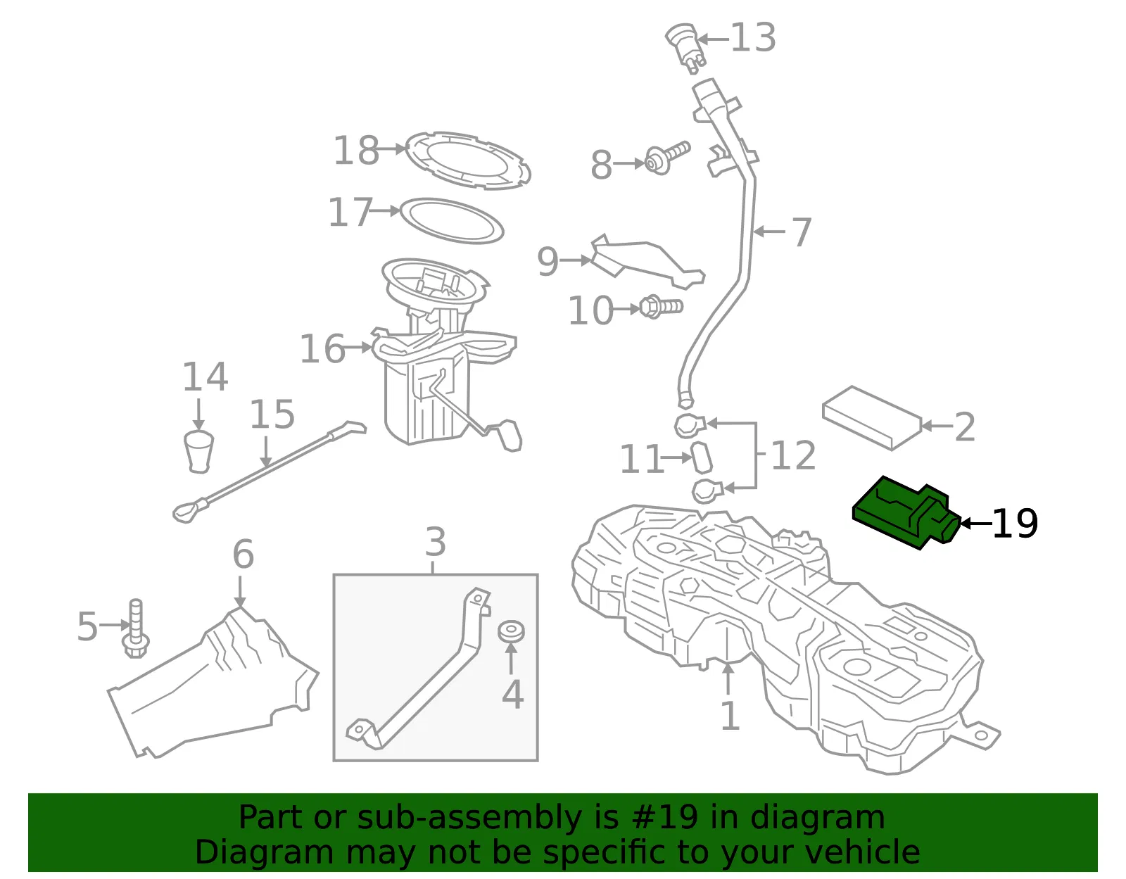 Fuel Pump Driver Module - Volvo (32312196) - view 2