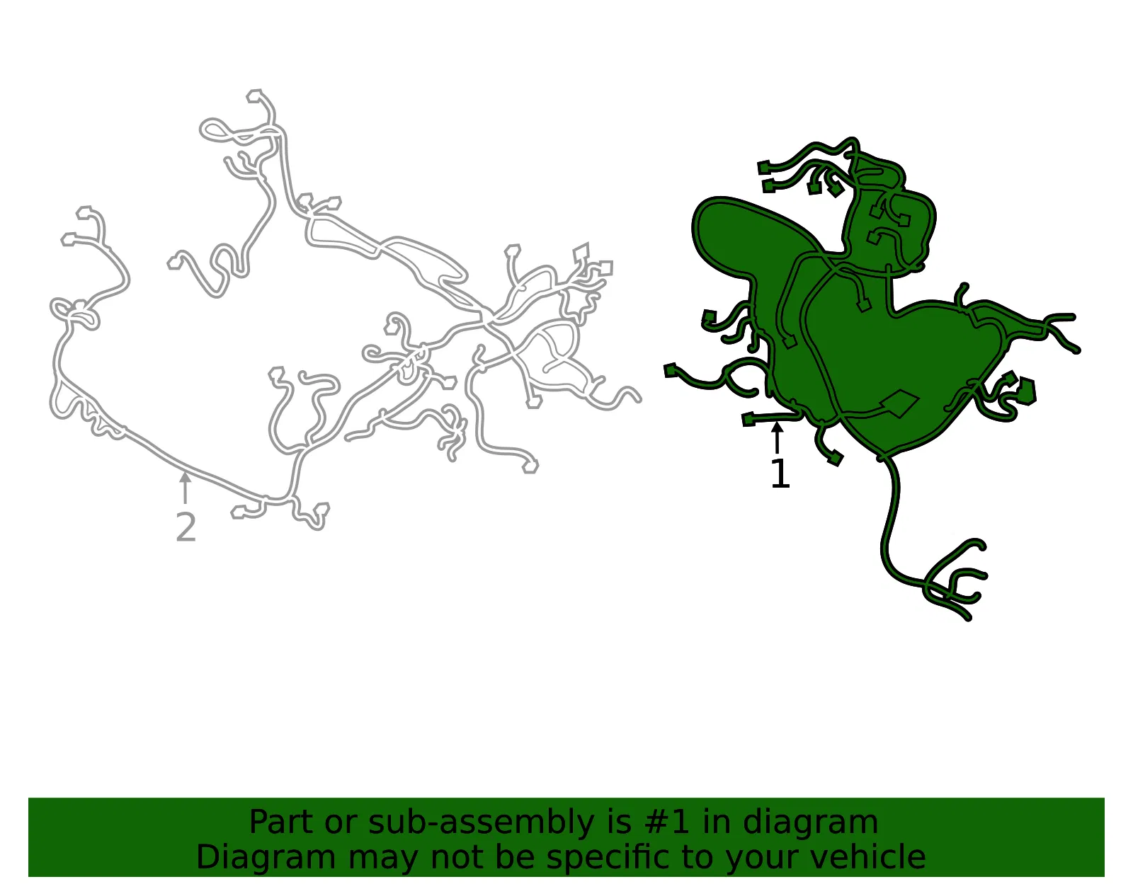 Engine Harness - Volvo (32320796) - view 2