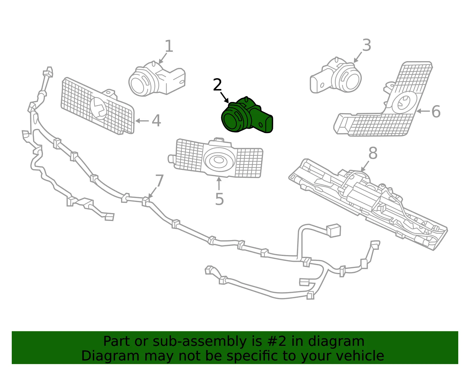 Sensor - Volvo (32327109) - view 2