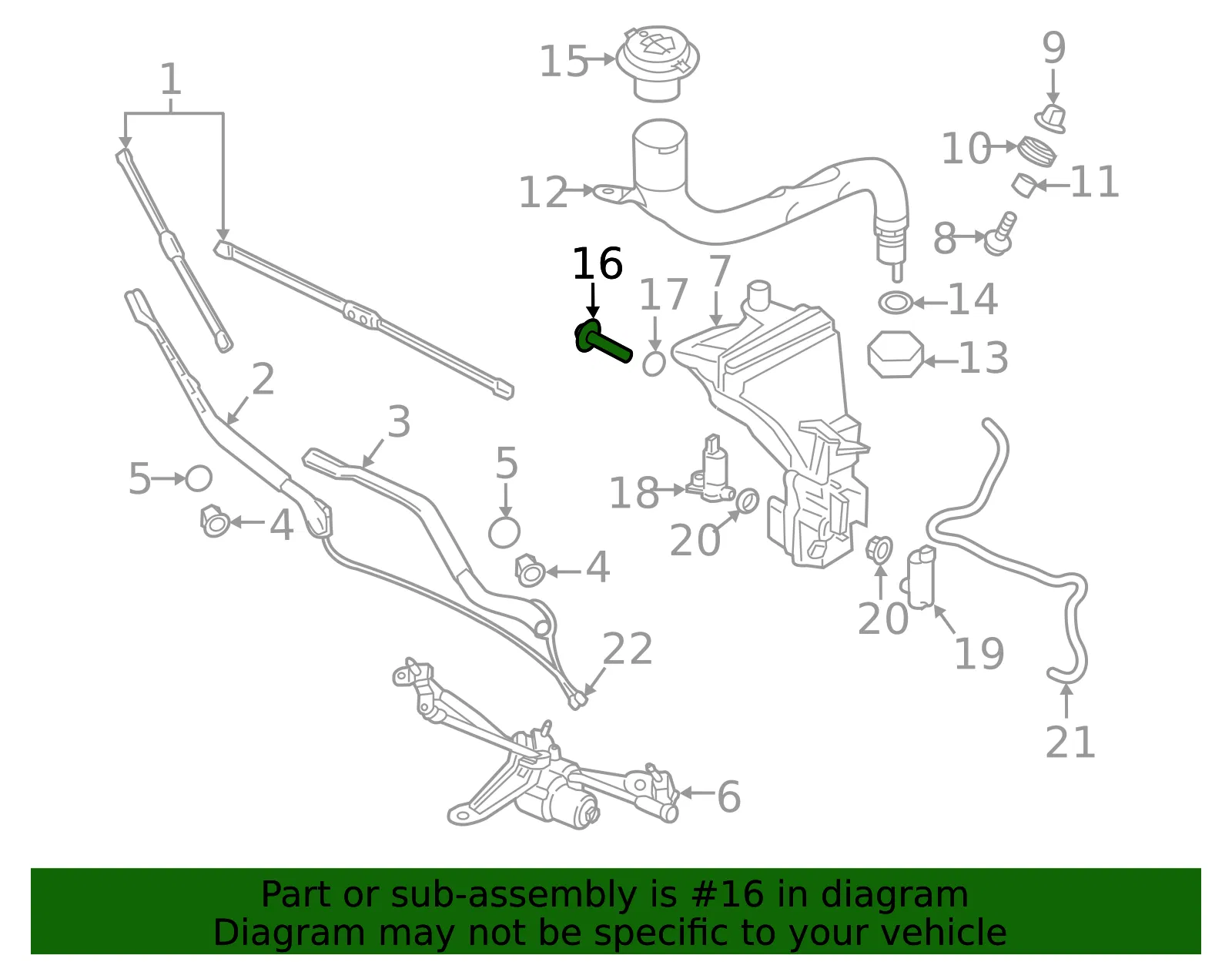 Level Sensor - Volvo (32328238) - view 2