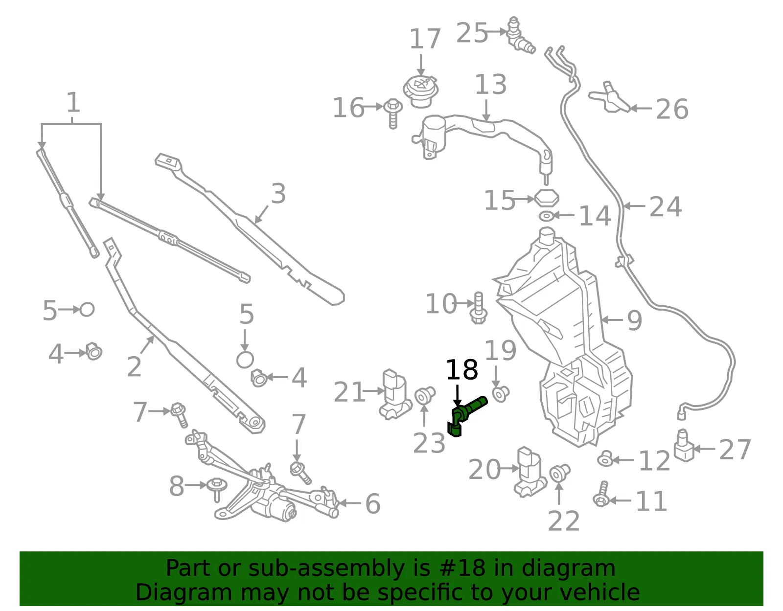 Level Sensor - Volvo (32328306) - view 2