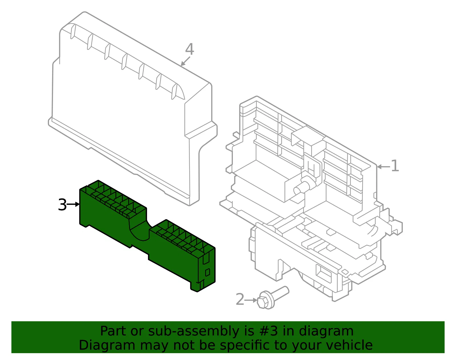 Fuse Holder - Volvo (32331564) - view 2