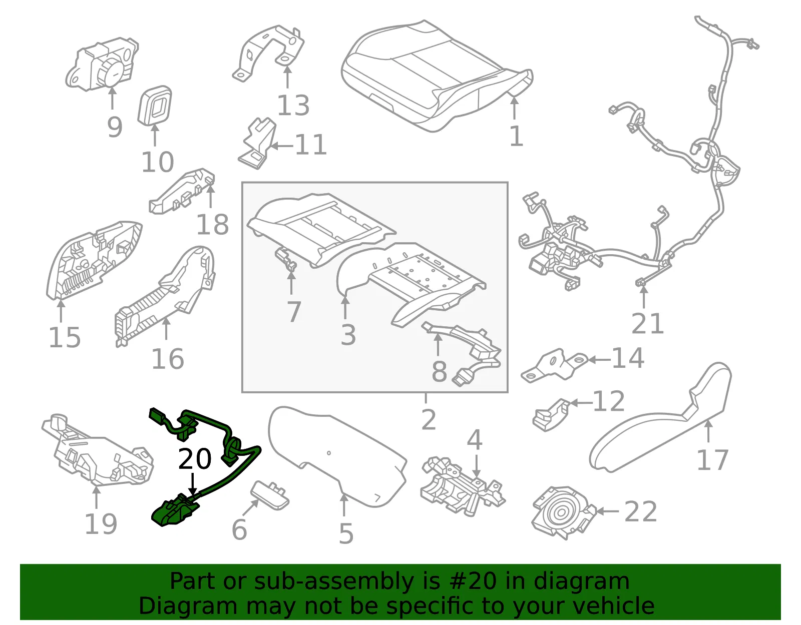 Position Sensor - Volvo (32332899) - view 2