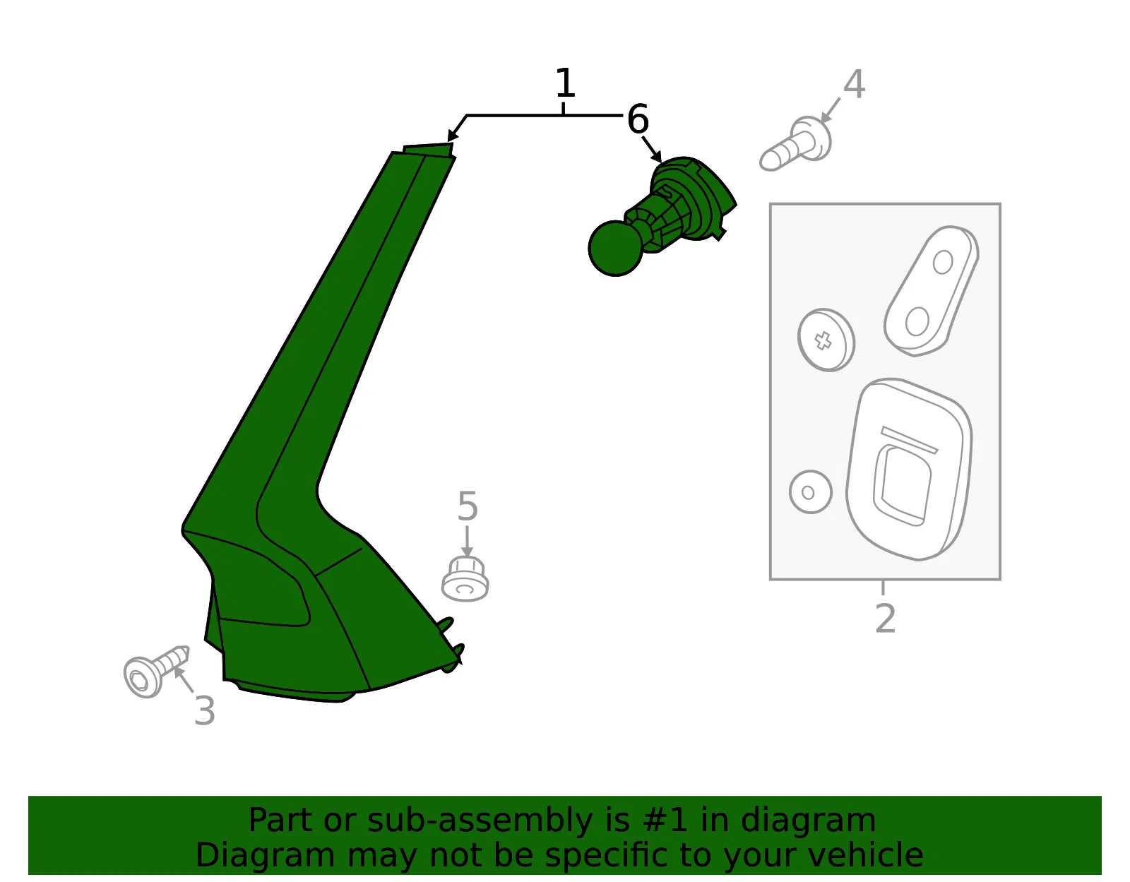 Tail Light Assembly - Volvo (32337134) - view 2