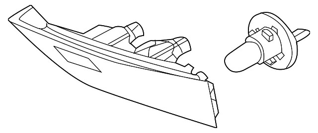 Back Up Light Assembly - Volvo (32337142)