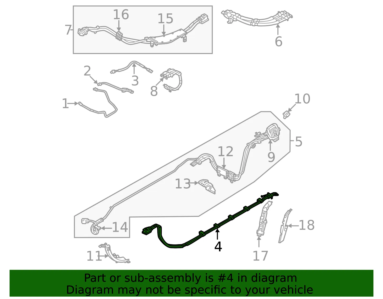 Wire Harness - Volvo (32340938) - view 2