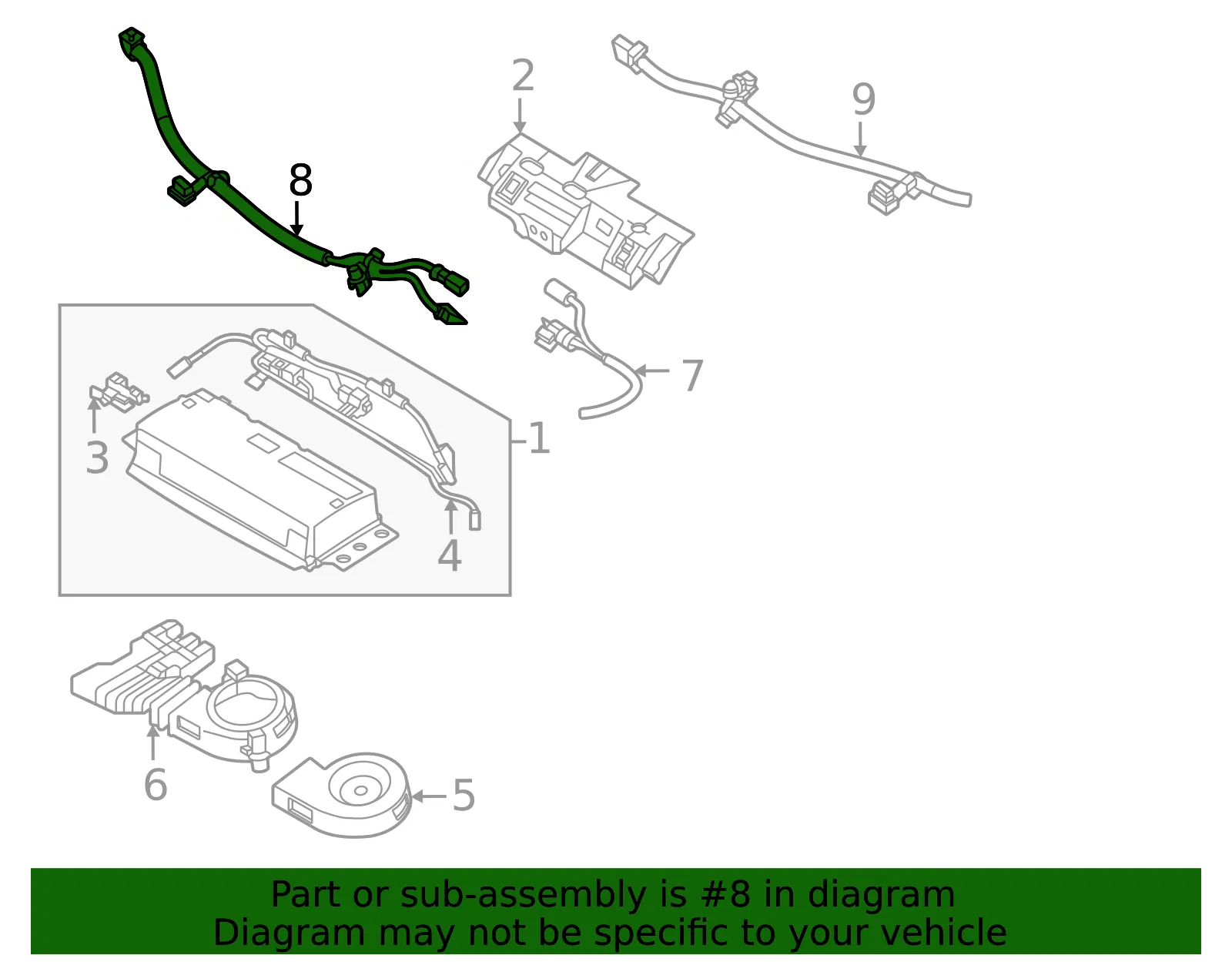 Wire Harness - Volvo (32343657) - view 2