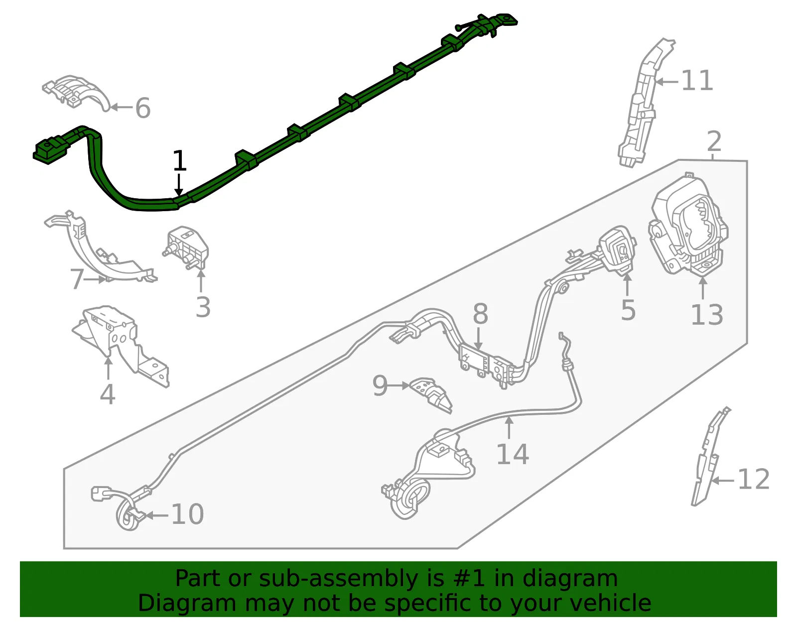 Wire Harness - Volvo (32376538) - view 2