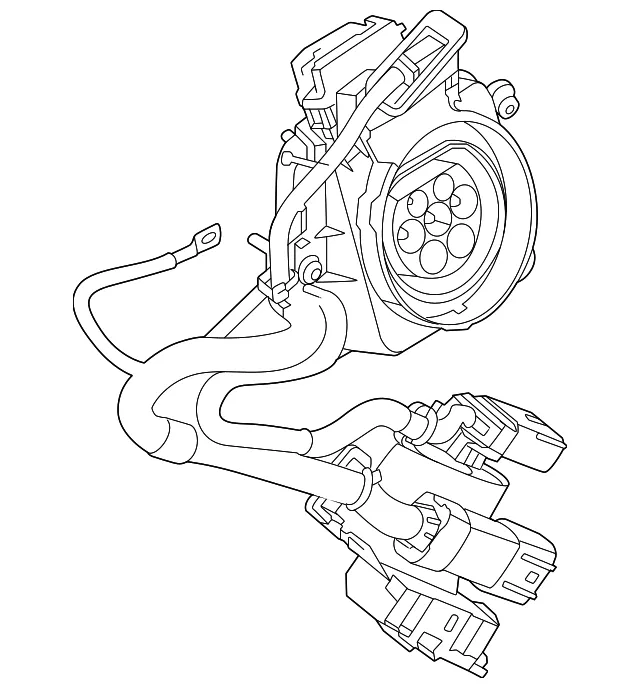 Drive Motor Battery Pack Charging Port Assembly - Volvo (32376540)