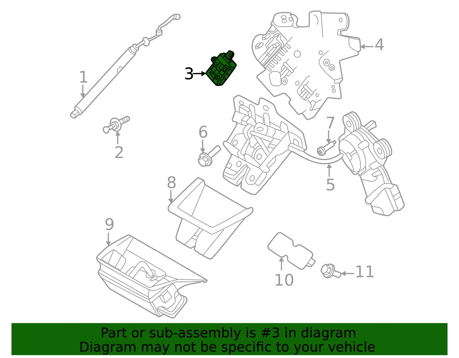 Lift-Gate Control Module - Volvo (32384717) - view 2