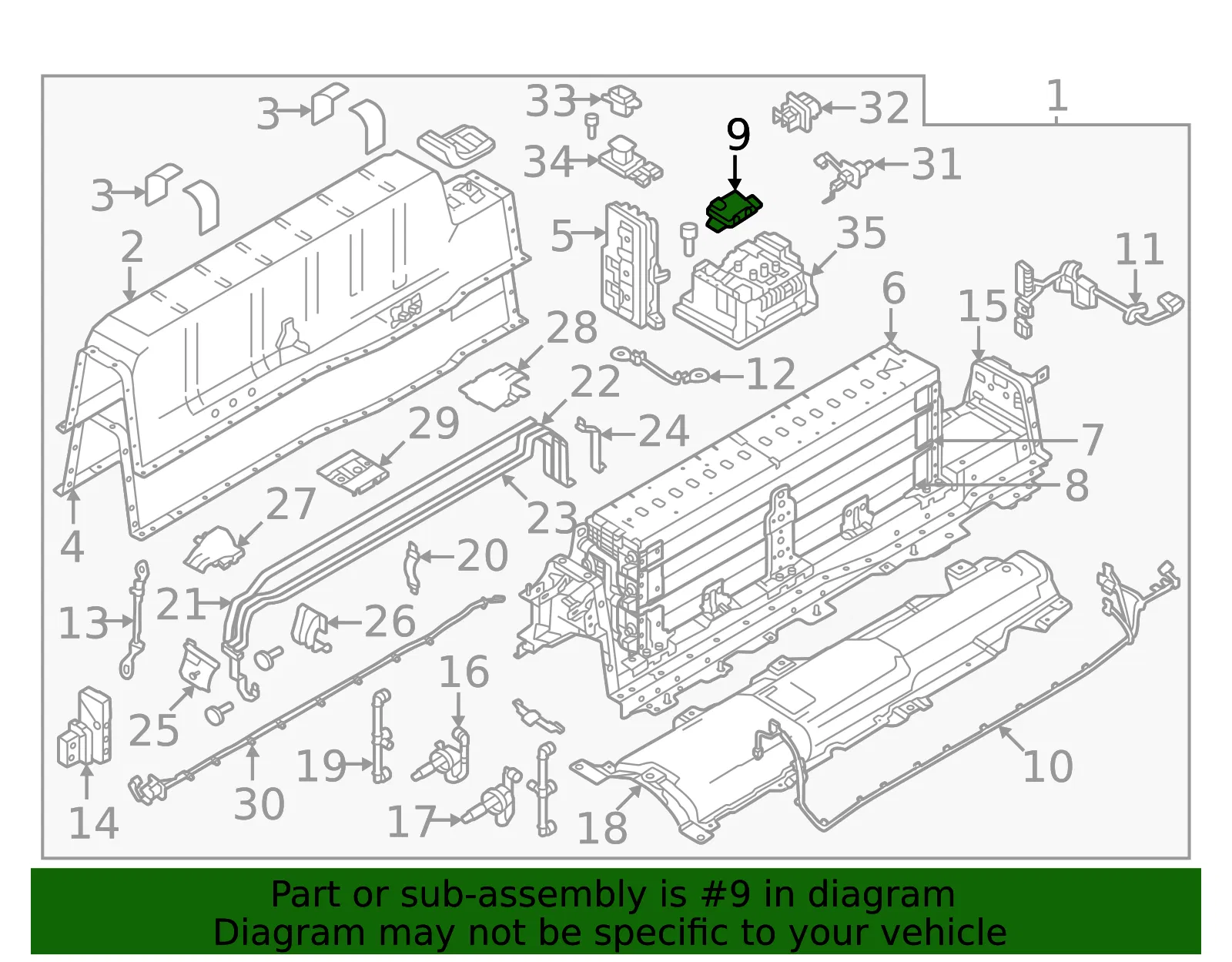 Drive Motor Battery Pack Temperature Sensor - Volvo (32397567) - view 2