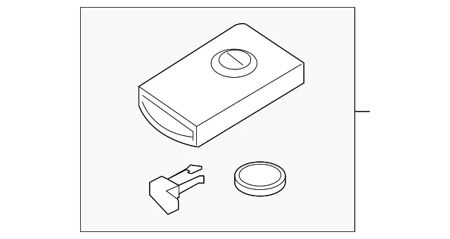 Keyless Entry Transmitter - Volvo (32398432)