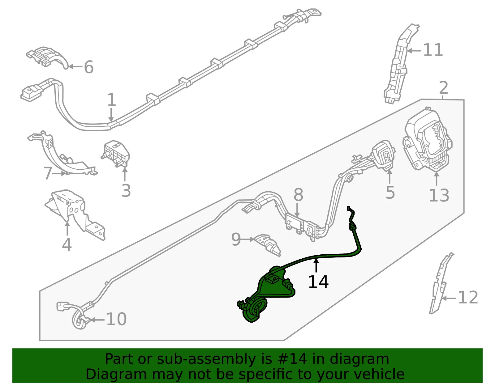 Wire Harness - Volvo (32406220) - view 2