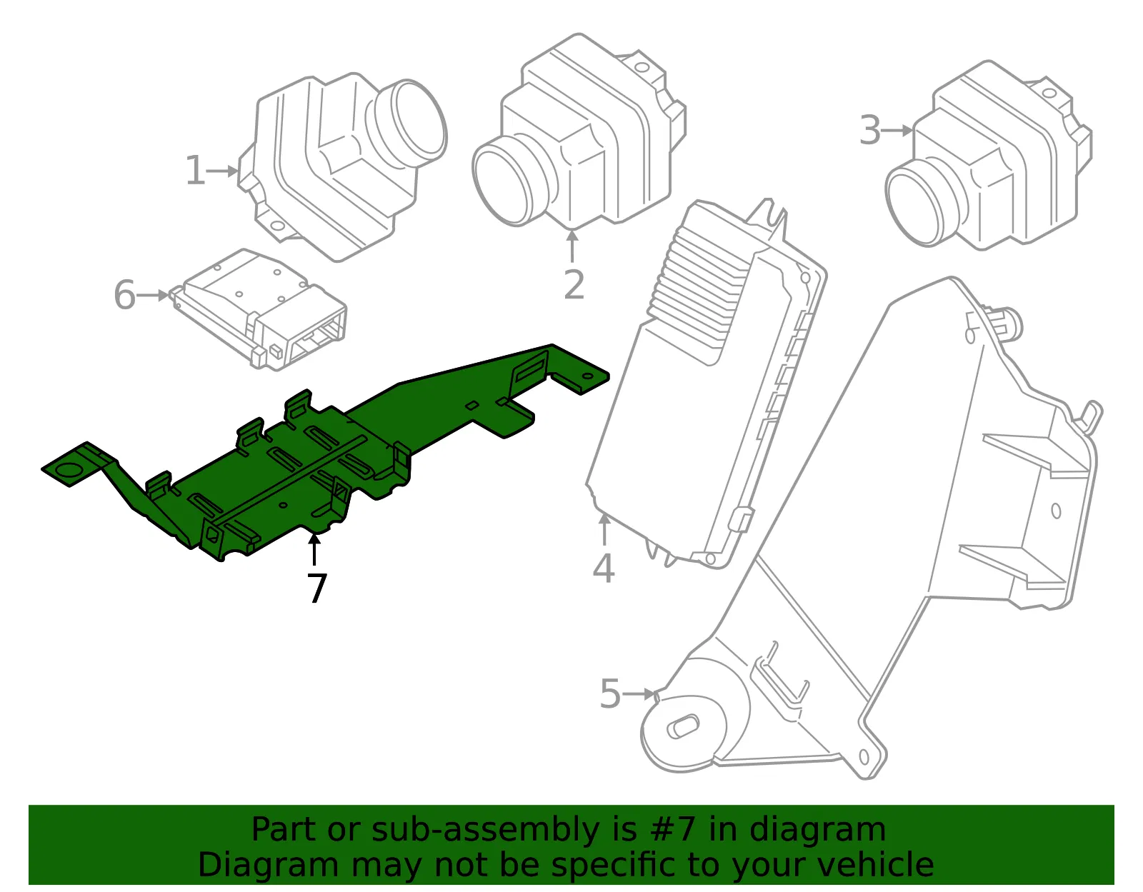 Module Bracket - Volvo (32410225) - view 2