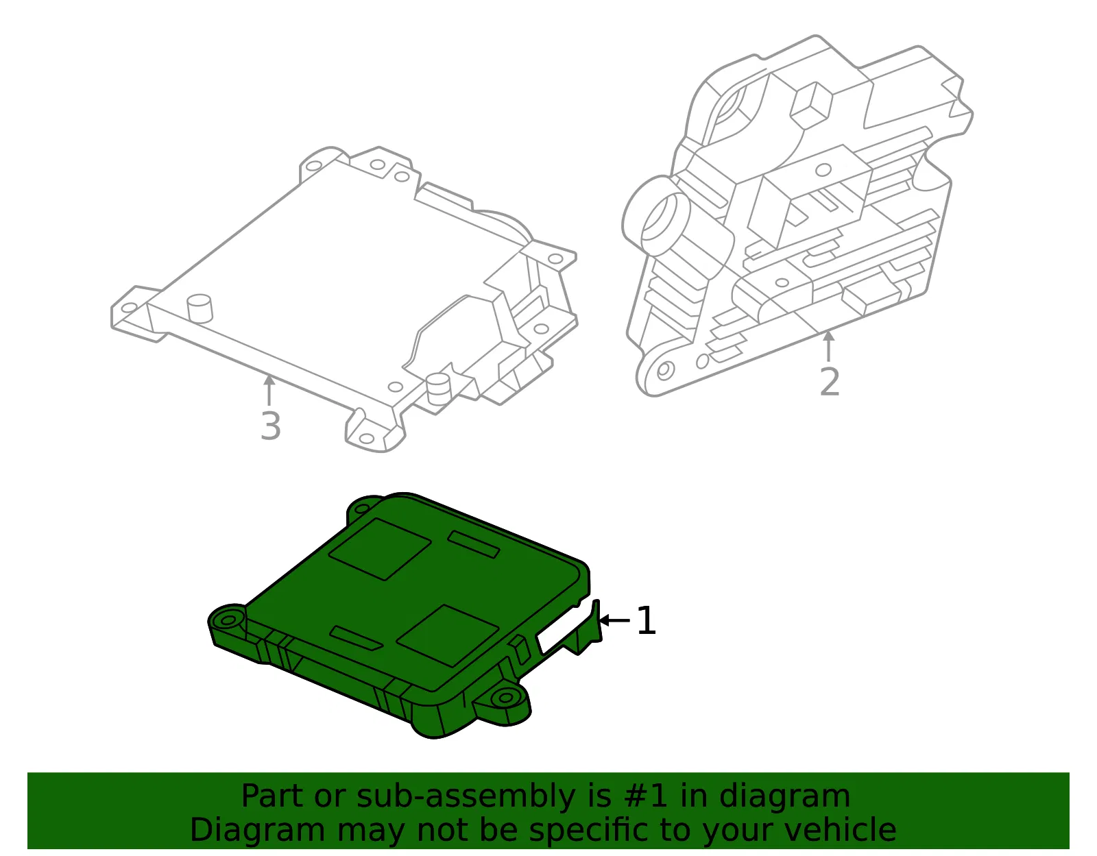 Control Module - Volvo (32412612) - view 2