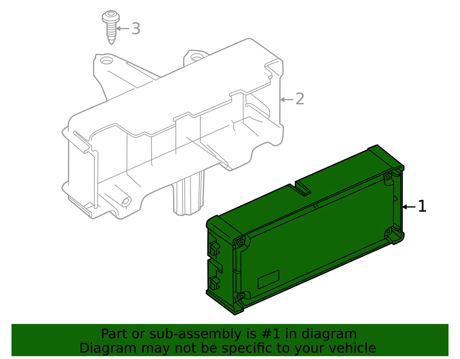Control Module - Volvo (32414489) - view 2