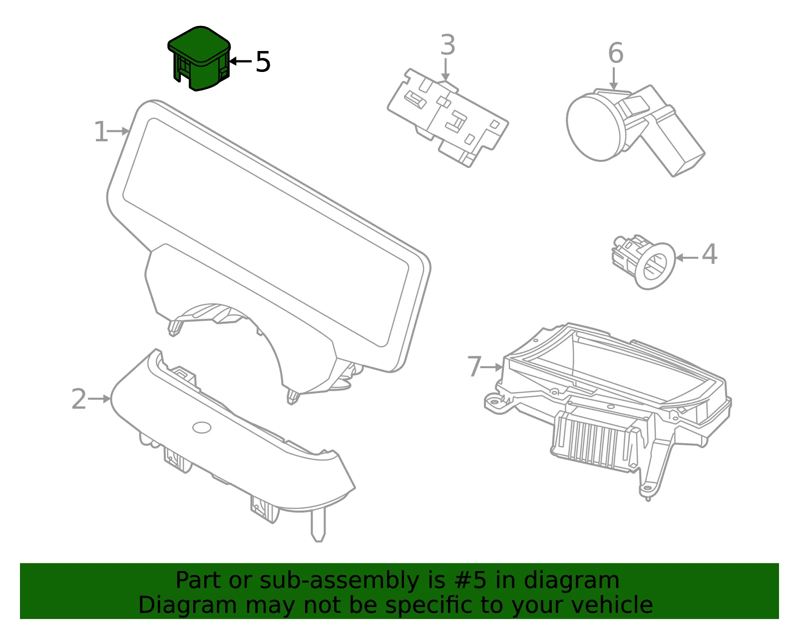 Light Sensor - Volvo (32414790) - view 2
