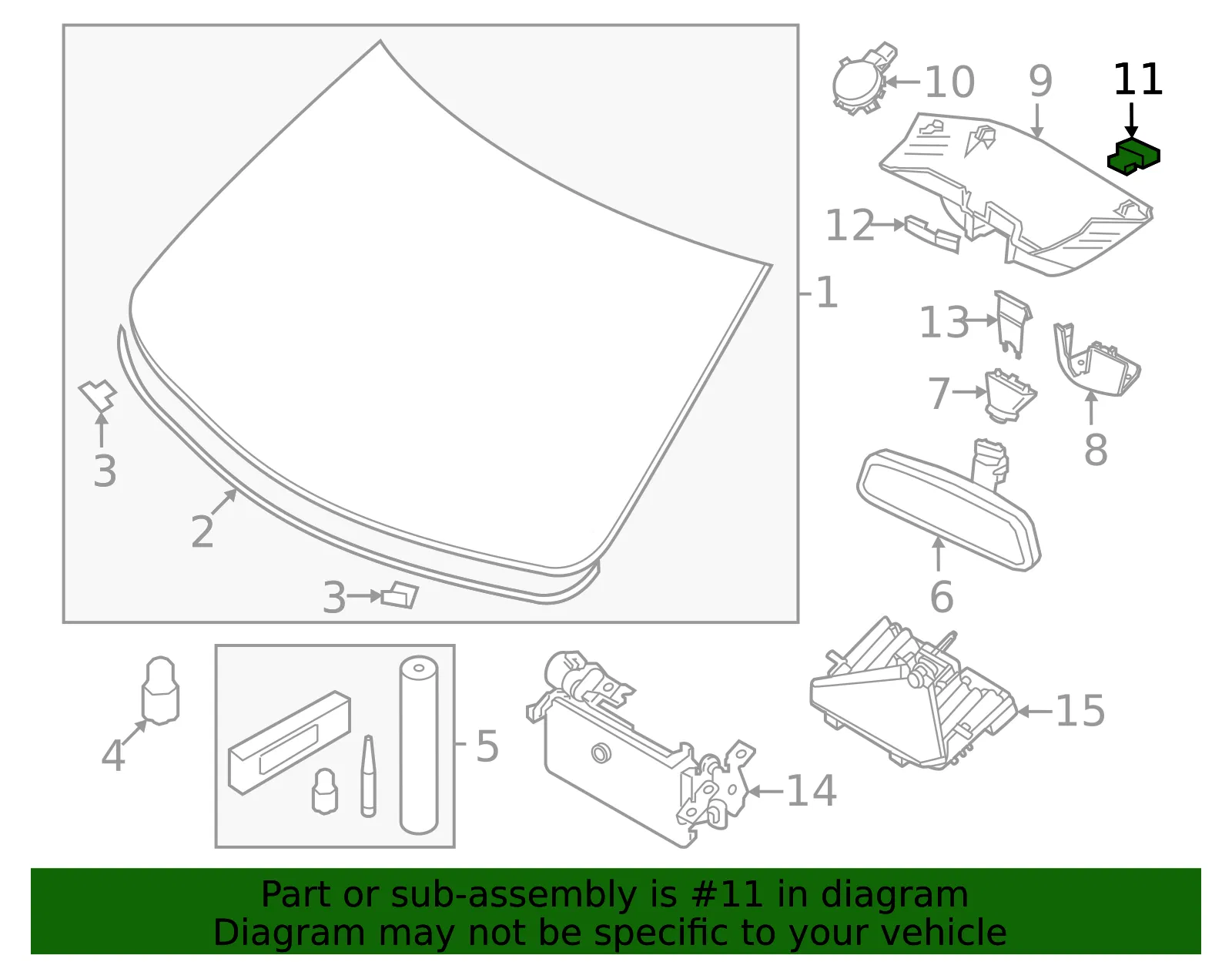 Sensor - Volvo (32414900) - view 2