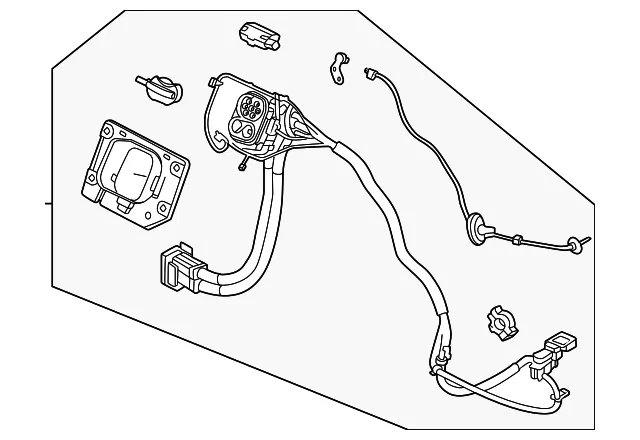 Drive Motor Battery Pack Charging Port Assembly - Volvo (32416651)