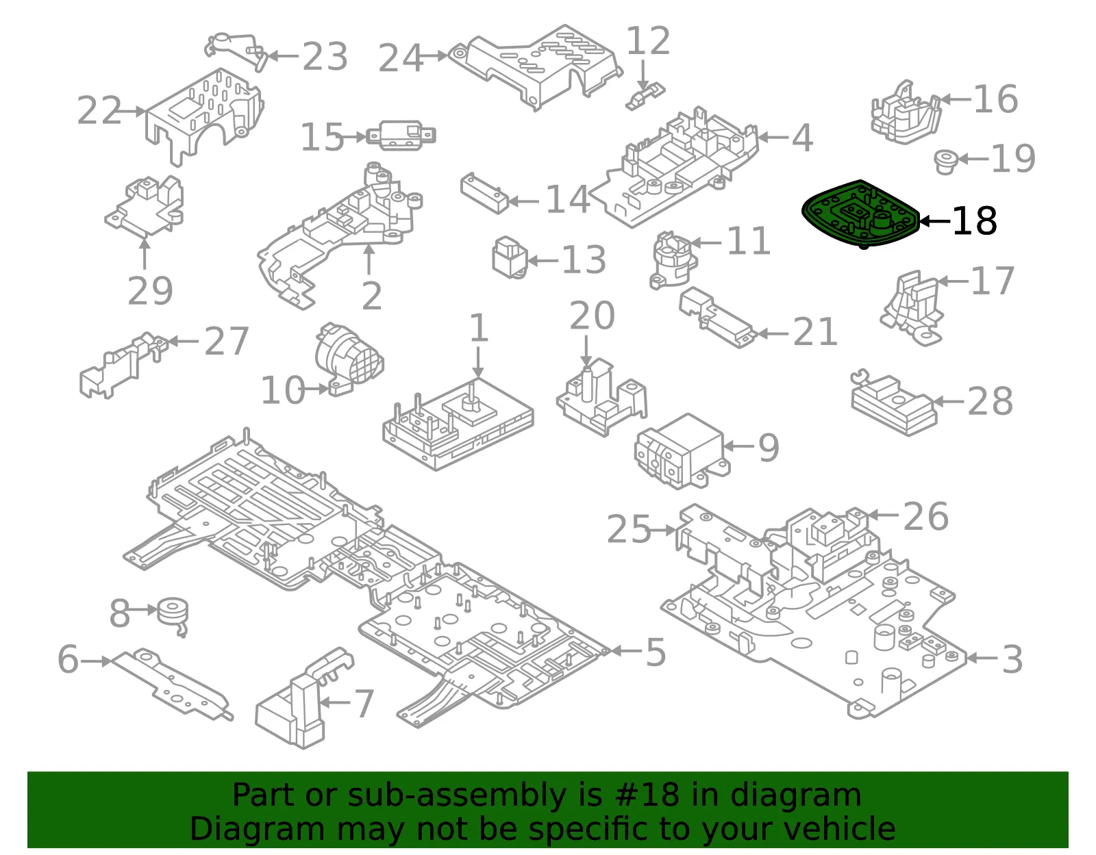 Connector Plate - Volvo (32419321) - view 2