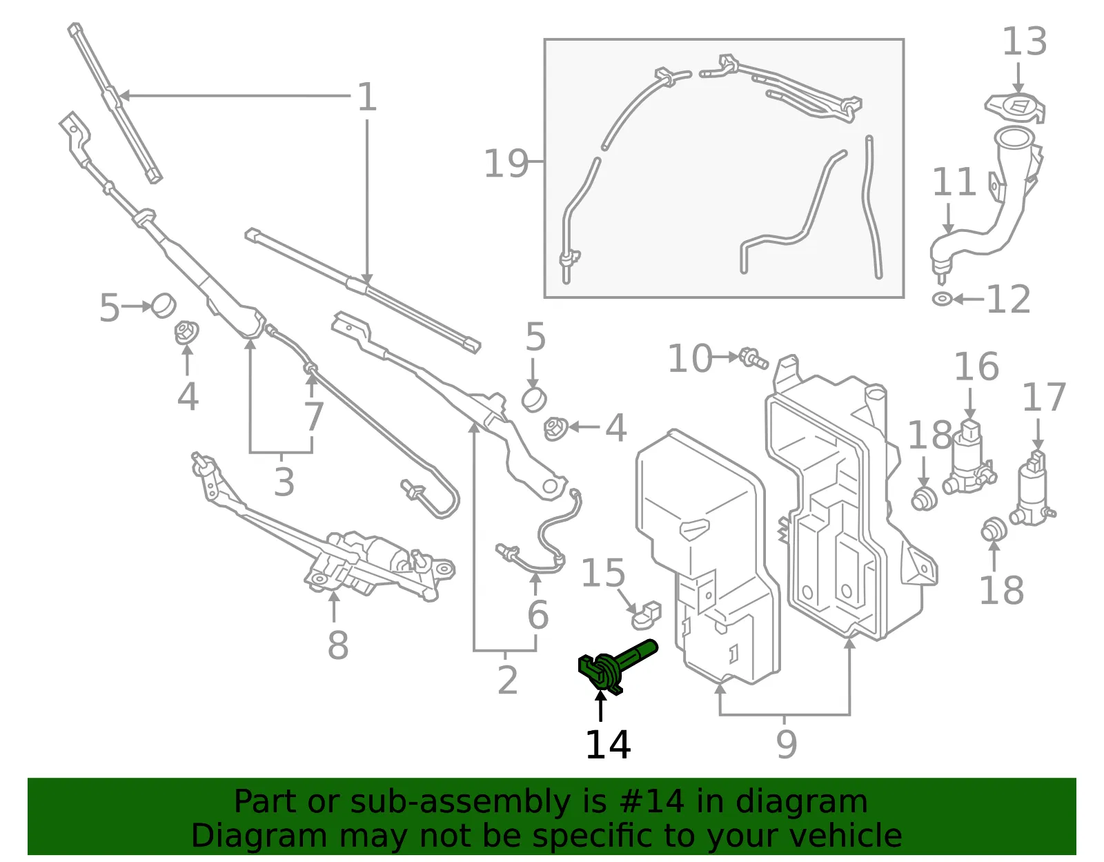 Level Sensor - Volvo (32430609) - view 4