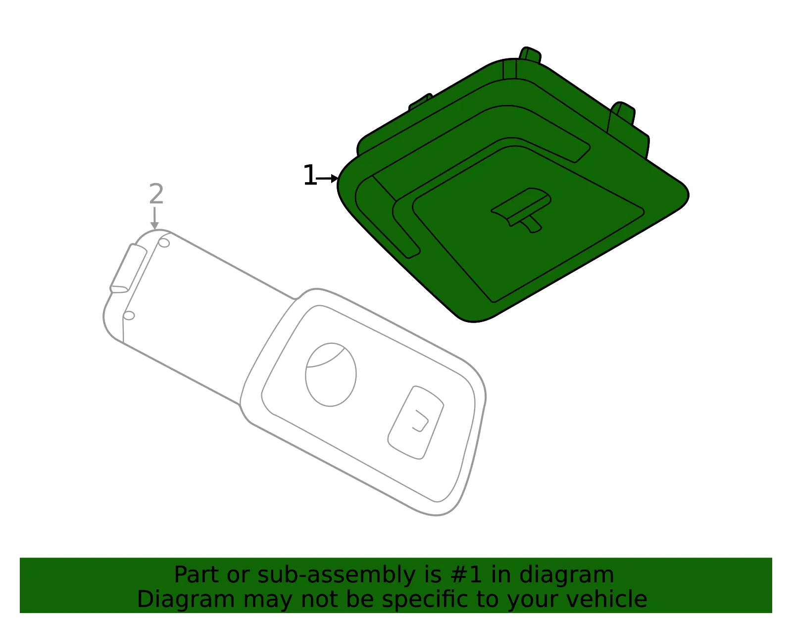 Reading Light - Volvo (32448367) - view 2