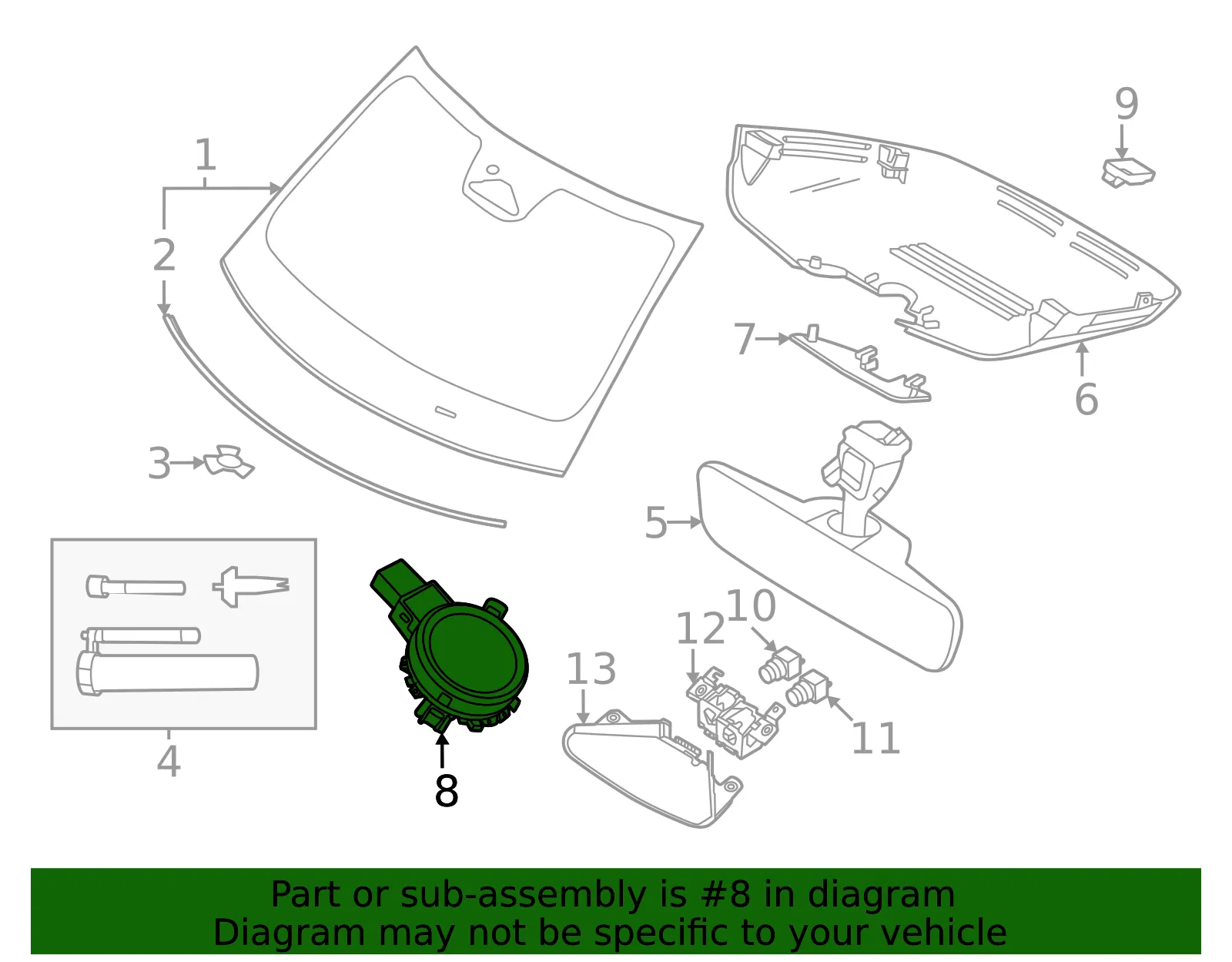 Sensor - Volvo (32473368) - view 2