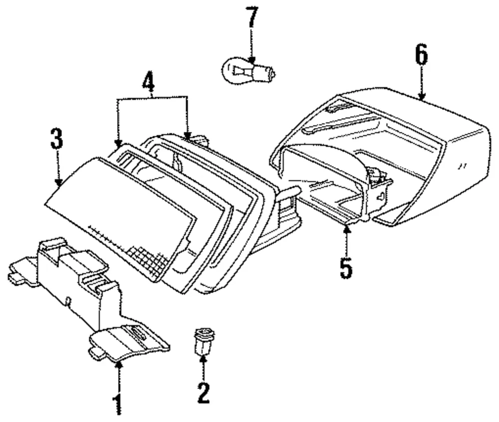 High Mount Lamp Mount Bracket - Volvo (3534079)