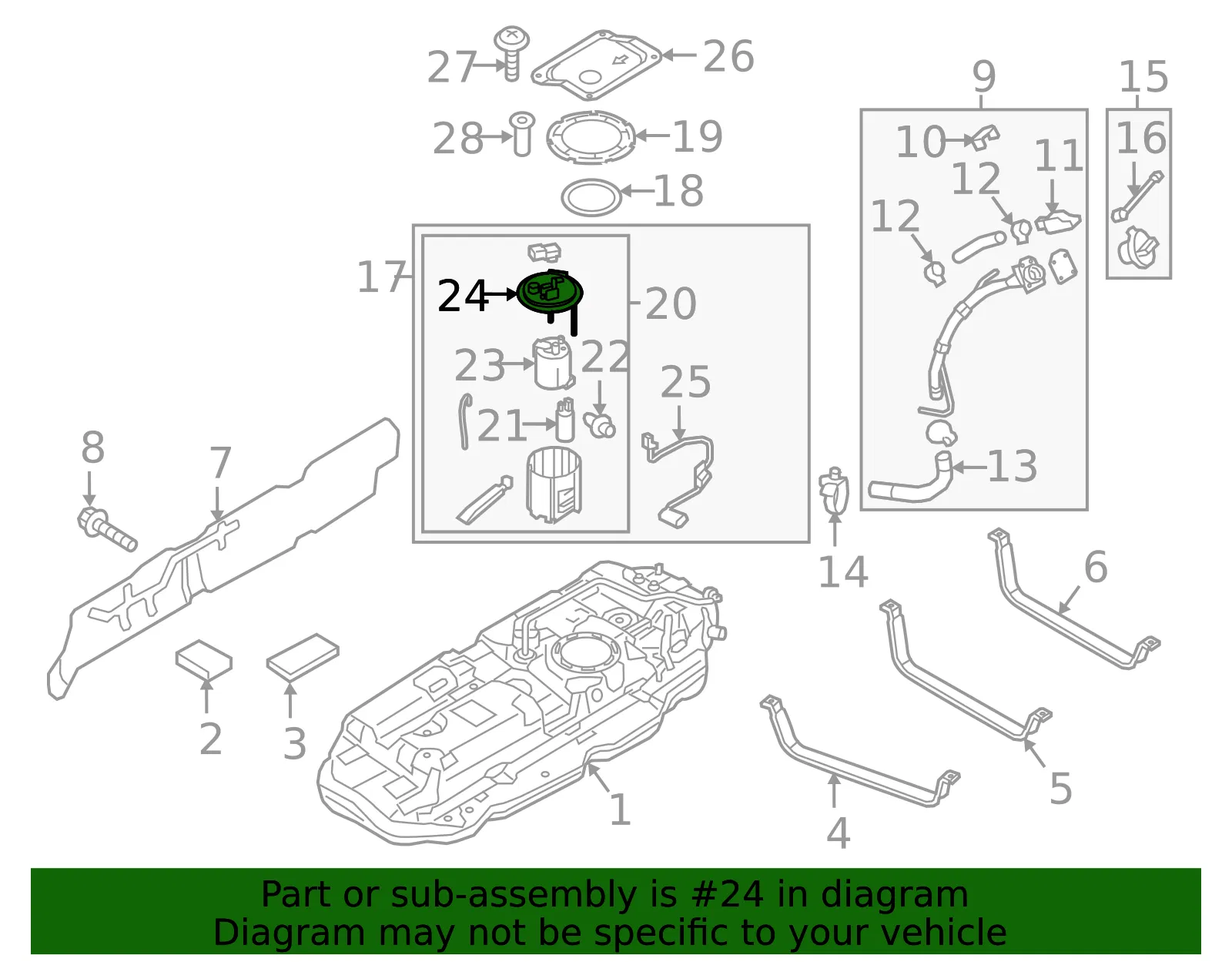 Pressure Sensor - Kia (35342-2E500) - view 2
