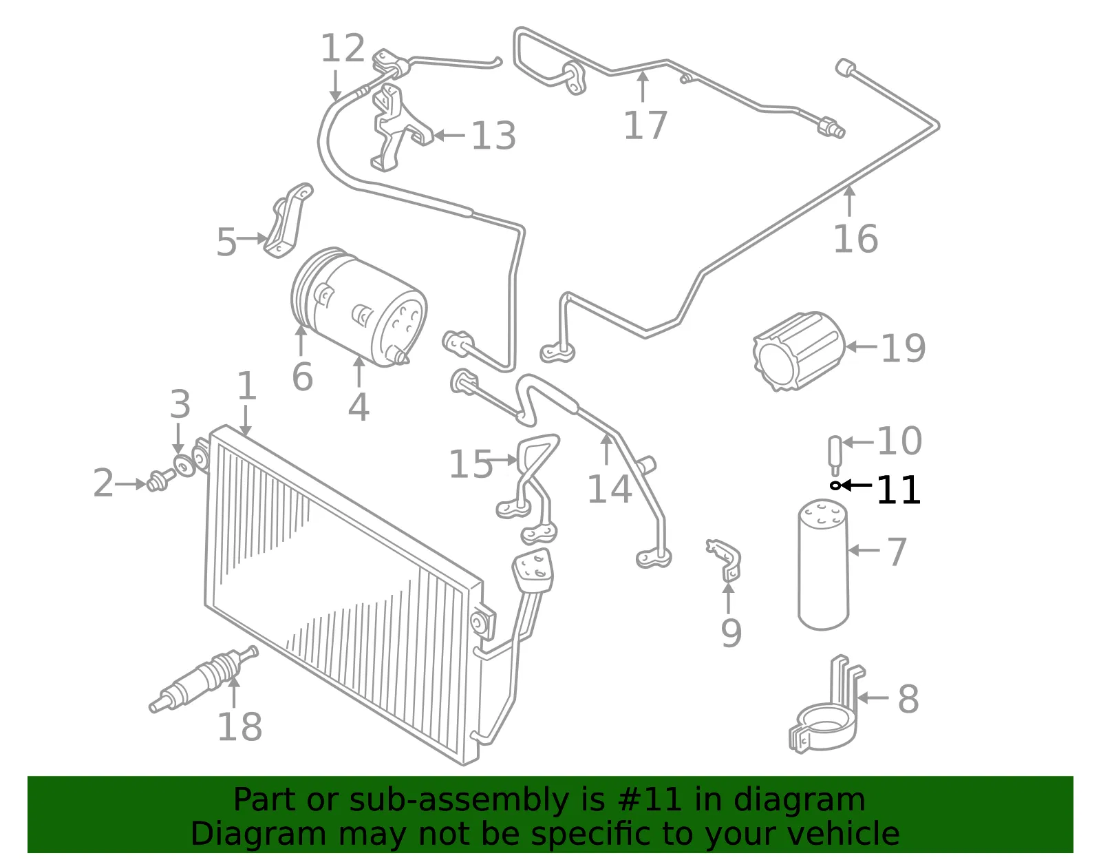 Pressure Sensor O-Ring - Volvo (3537501) - view 2
