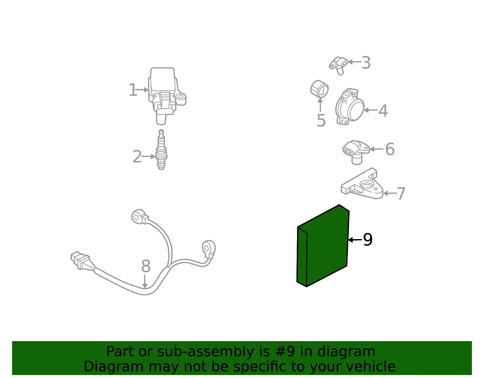 Engine Control Module (ECM) - Volvo (36000787) - view 3