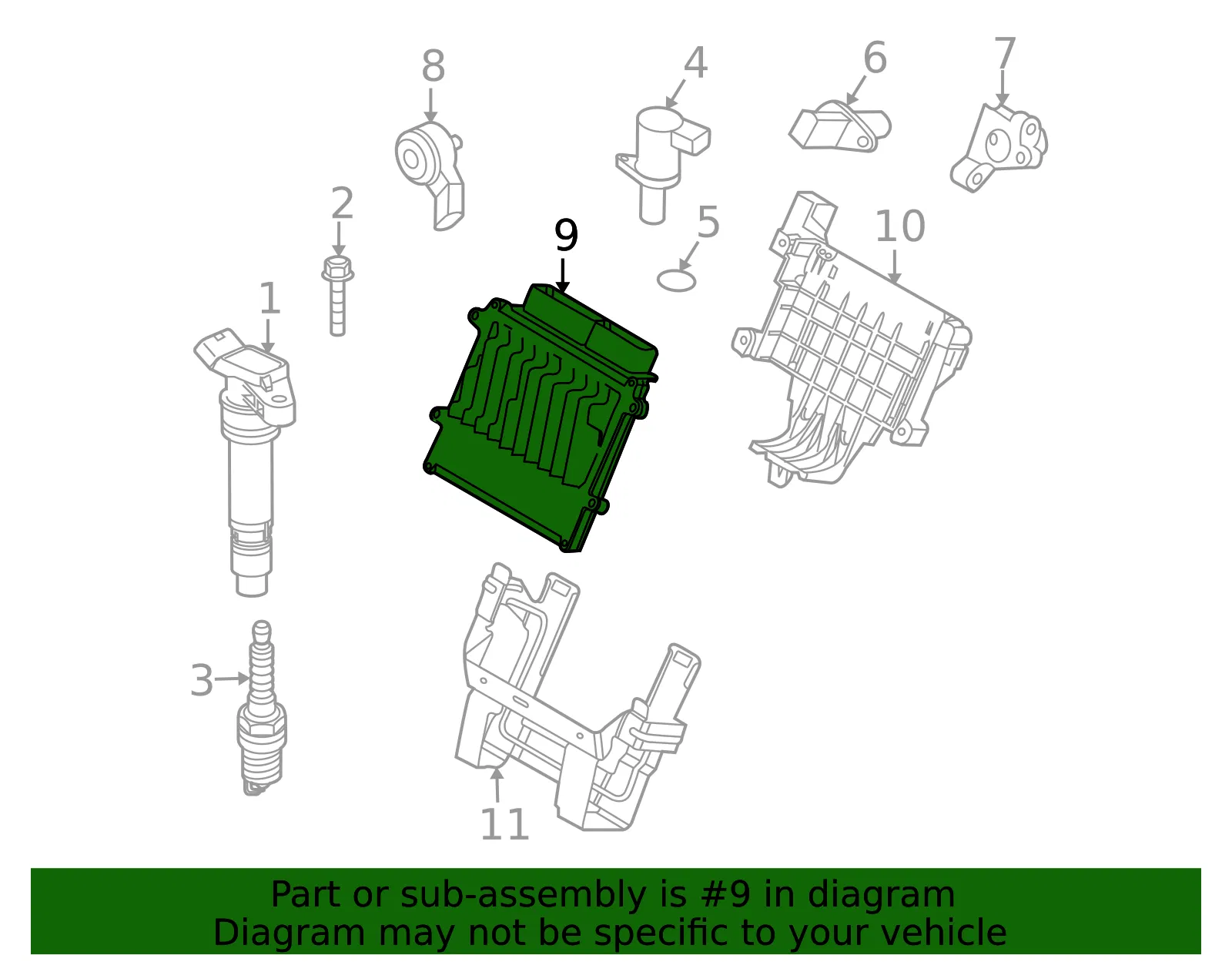 Engine Control Module (ECM) - Volvo (36000940) - view 2