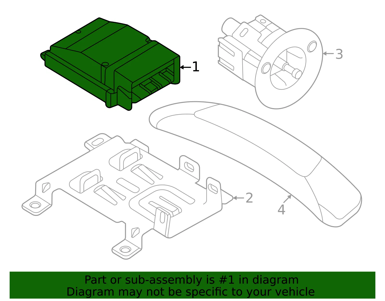Control Module - Volvo (36010970) - view 2