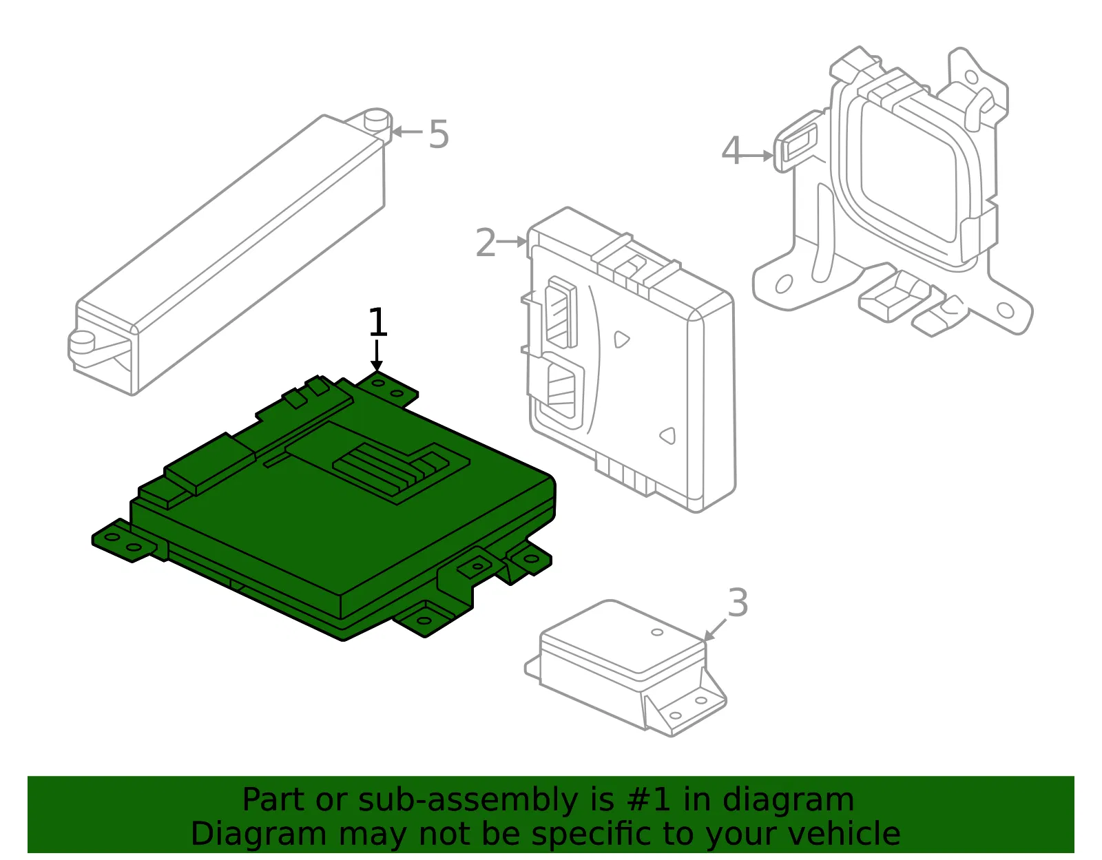 Control Module - Volvo (36010990) - view 2