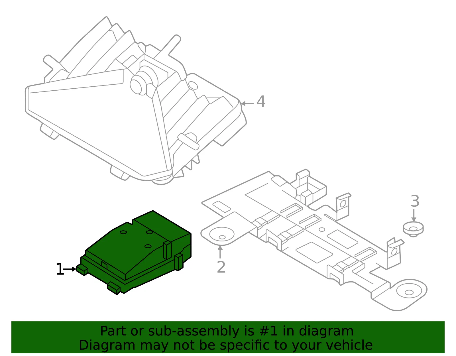 Control Module - Volvo (36012070) - view 2