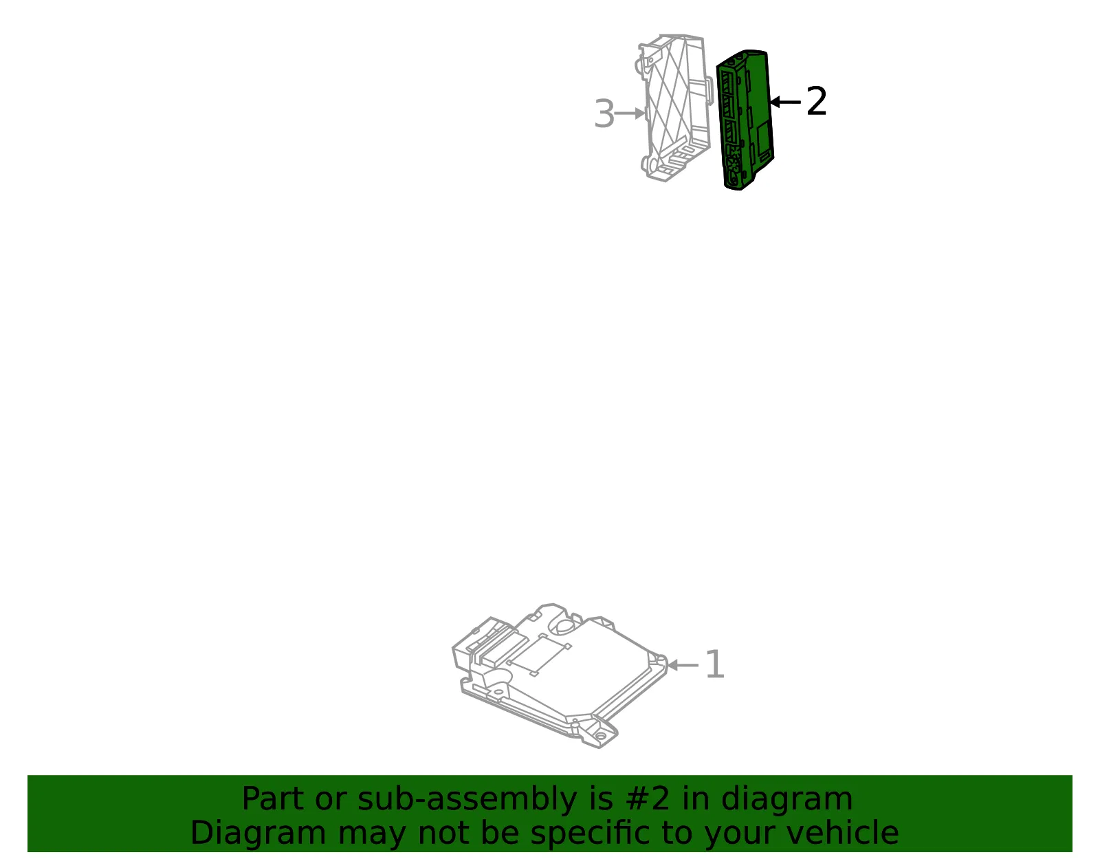Control Module - Volvo (36012226) - view 2
