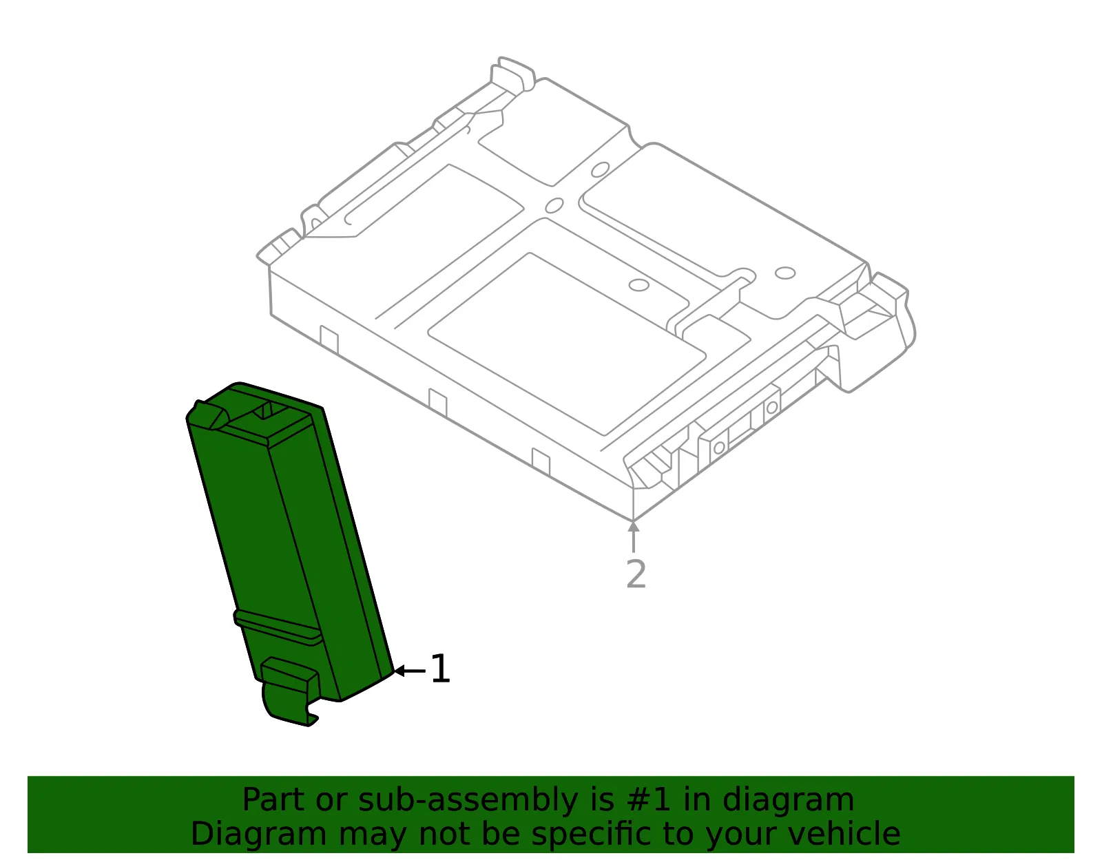 Control Module Tca - Volvo (36013355) - view 2