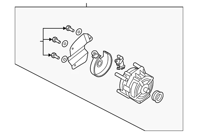 Alternator - Volvo (36051415) - view 2