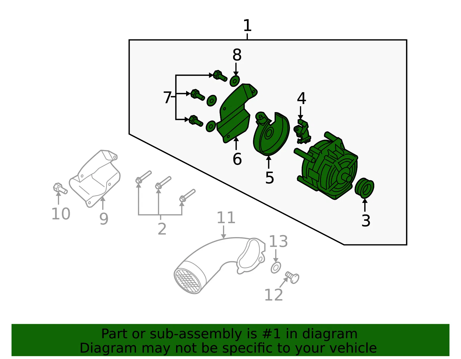 Alternator - Volvo (36051415) - view 3