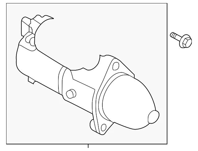 Starter - Kia (36100-2B510RU)